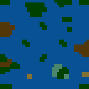 Underground minimap of Island of dead ships