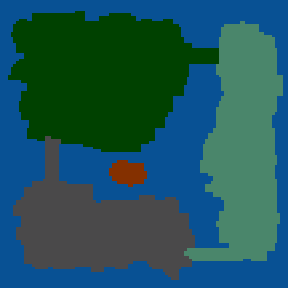 Surface minimap of Island Safari