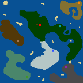 Surface minimap of Islands