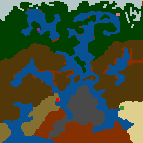 Underground minimap of Isles of the Ancients (SOD)
