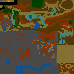 Underground minimap of Journey for life