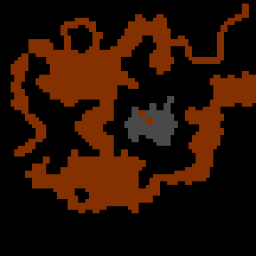 Underground minimap of Kaleb World 1
