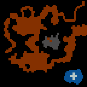 Underground minimap of Kaleb World 1