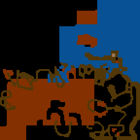 Underground minimap of Keep at the End of the World