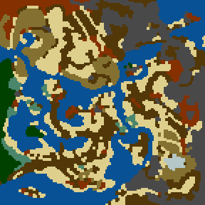 Underground minimap of Key to the Fortress