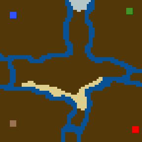 Surface minimap of Kingdom Under Fire (allies)