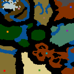 Underground minimap of Kings Dream