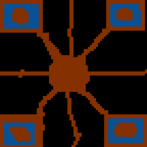 Underground minimap of Kings of War II