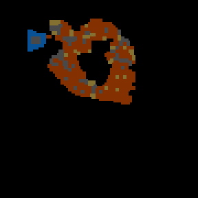 Underground minimap of Knight's Revenge