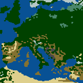 Surface minimap of KOSOVO