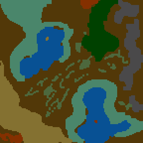 Underground minimap of Krzyształowe jeziora