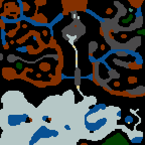 Underground minimap of Kurgadako's Apocalypse 1.1