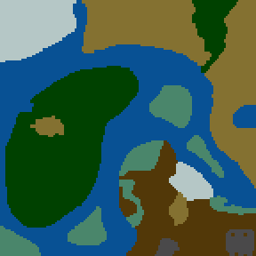 Surface minimap of L'ultime Dungeon