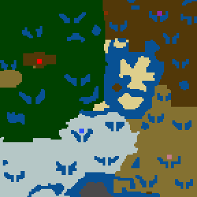Surface minimap of La Crypte du Roi Sanspeur