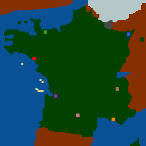 Surface minimap of La France