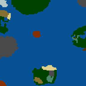 Underground minimap of La Guerre des Nations