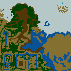 Surface minimap of La Guerre des Saisons