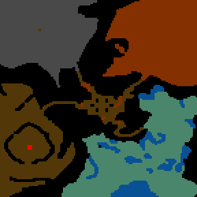 Underground minimap of La Guerre des Saisons