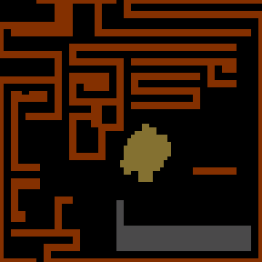 Underground minimap of La Quête de Nicolaï
