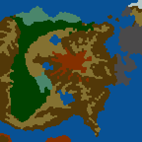 Surface minimap of La rose de saphir