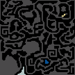 Underground minimap of Labyrint Tajems