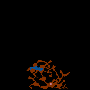 Underground minimap of Lake Oro