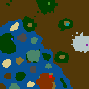 Surface minimap of Land and Sea