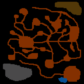 Underground minimap of Land of Doom