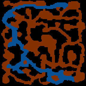 Underground minimap of Land of Kingdoms