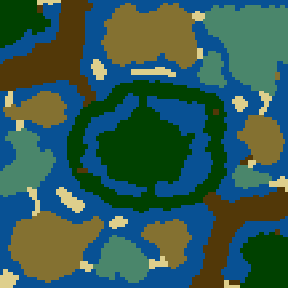 Surface minimap of Land of the Dragon Hunter