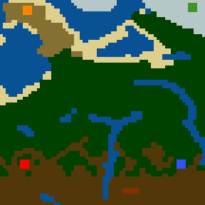 Surface minimap of Landlords of Erathia