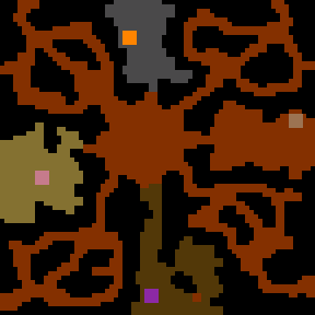 Underground minimap of Lands of Discord