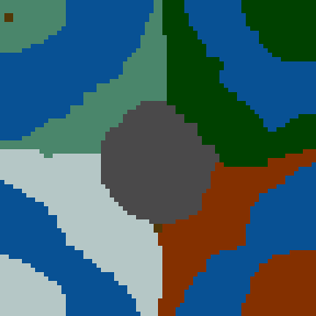 Surface minimap of Las cuatro Islas