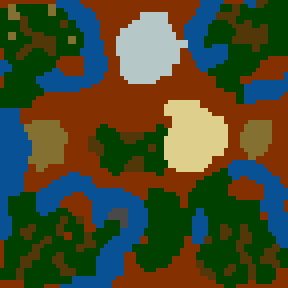 Underground minimap of Lava Wars
