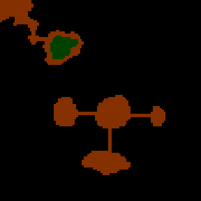 Underground minimap of Le chevalier de rubis