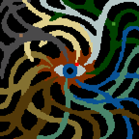 Underground minimap of Le Desert des Geoglyphes