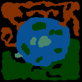 Underground minimap of Le Grand Lac Souterrain