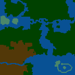 Underground minimap of Le Royaume de Titania