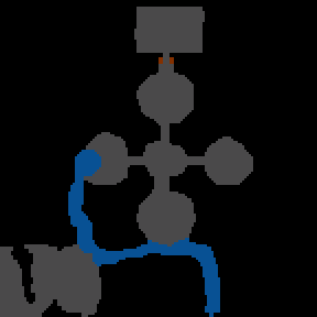 Underground minimap of Le Royaume Morcelé