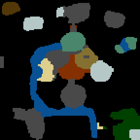 Underground minimap of Le Royaume Morcelé