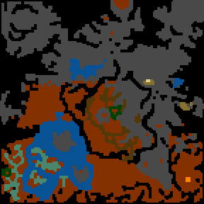 Underground minimap of Le Temple