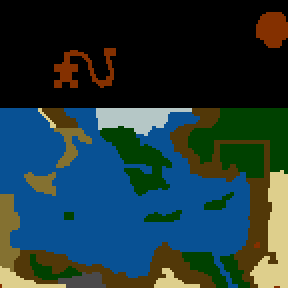 Underground minimap of Legend of Robin Hood