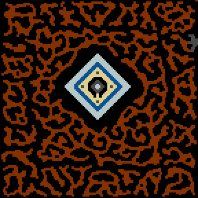 Underground minimap of Legends of the Wasteland