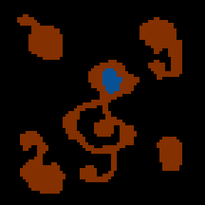 Underground minimap of Legion of Skeletons
