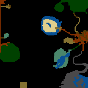 Underground minimap of Les Assassins de l'Ambre
