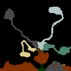Underground minimap of Les Elémentalistes