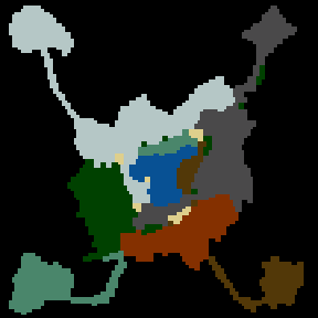 Underground minimap of Les Elémentalistes 2