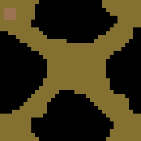 Underground minimap of Les Quatres Royaumes Enfouis