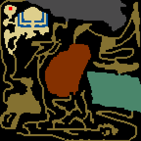 Underground minimap of Les tombeaux du Temps