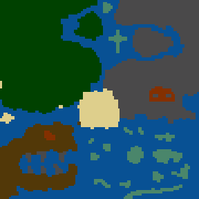Surface minimap of Les Villes Oubliées